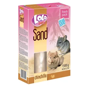 LOLO homok csincsilláknak 1500 g-os dobozban
